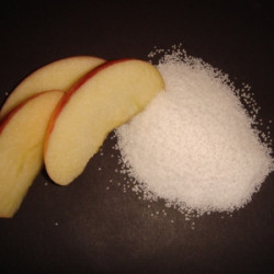 Æblesyre i flere størrelser