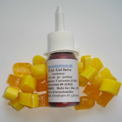 Gul farve i flere størrelser