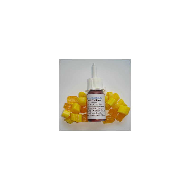 Gul farve i flere størrelser