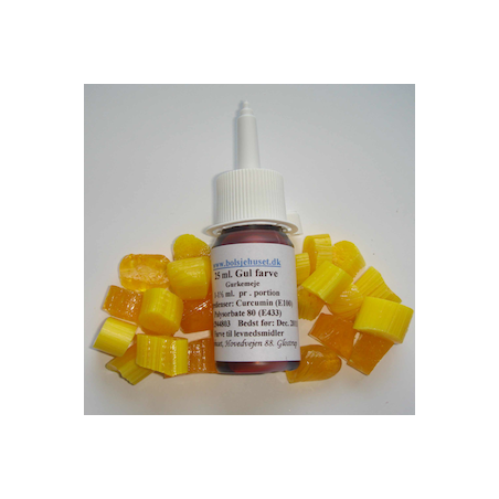 Gul farve i flere størrelser