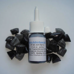 Sort farve til bl.a. bolsjer