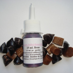 Brun farve til bl.a. bolsjer