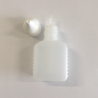 Firkantet plastflaske 30 ml.