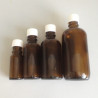 Brune glasflasker med låg 50ml