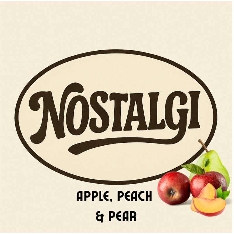Nostalgi - Apple, peach and pear